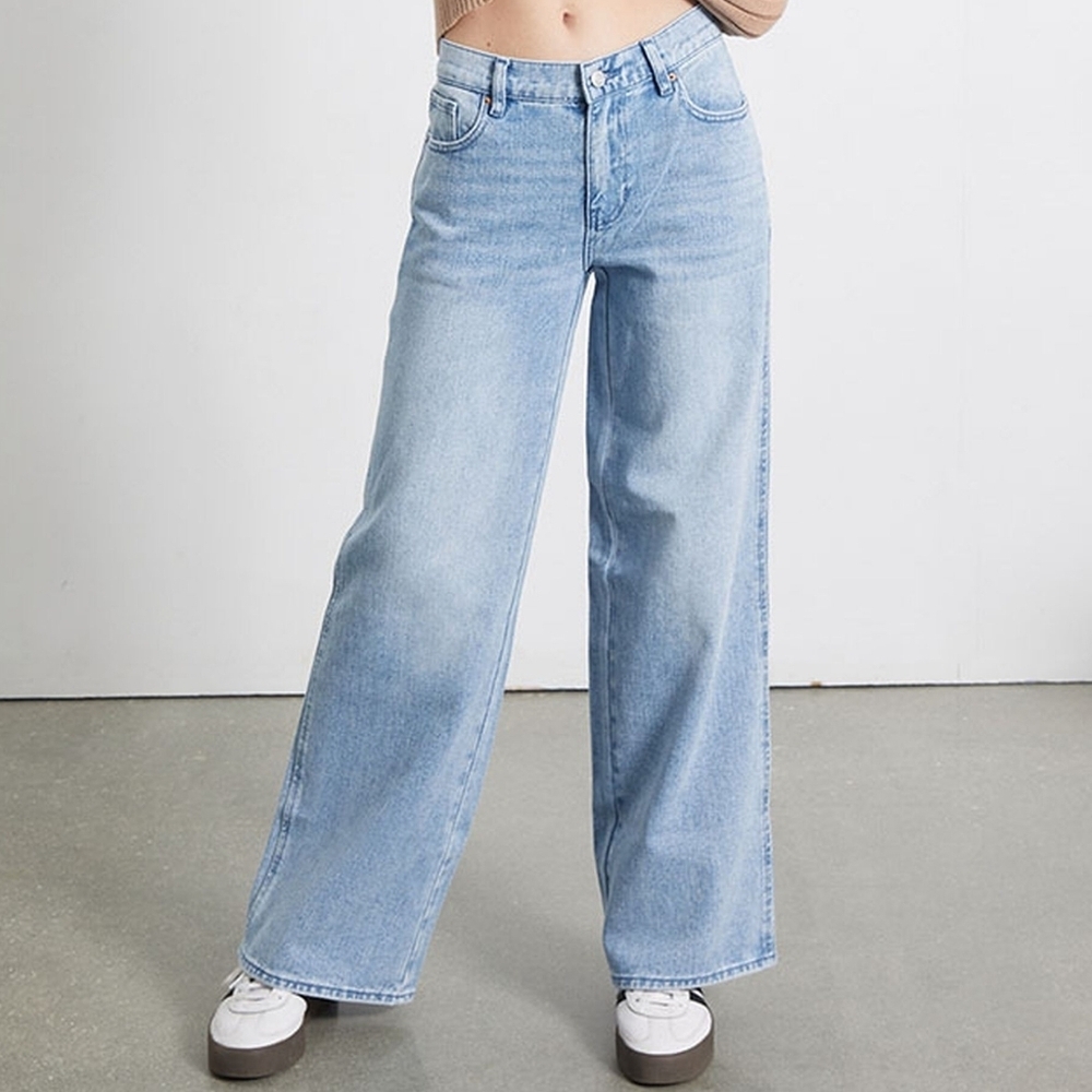 Pacsun Light Blue Baggy Grunge 90's Slouchy Relaxed Leg Women's Jeans Size 22